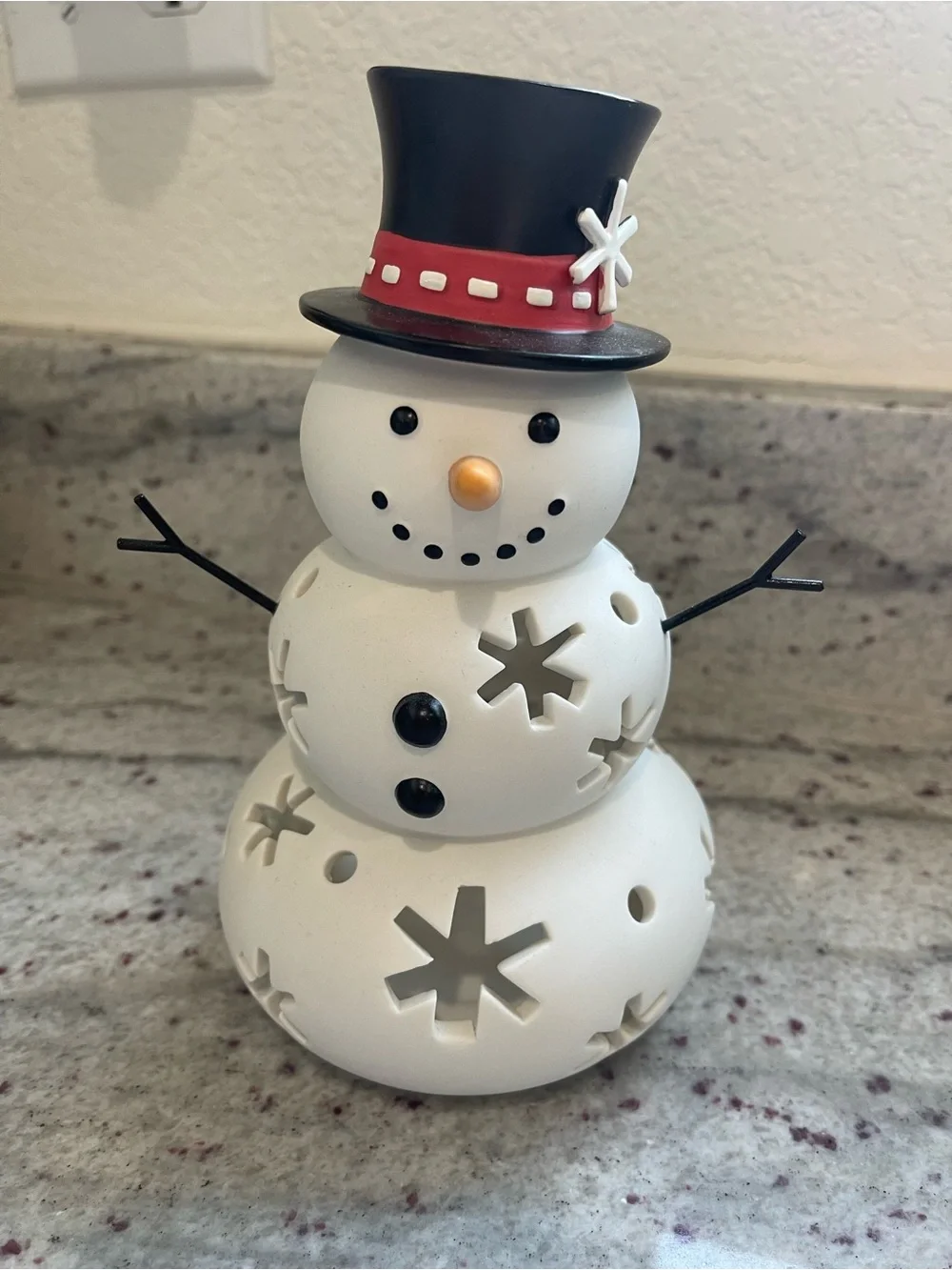 PartyLite decorative snowman